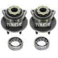Front and Rear Wheel Bearings & Hubs Kit for Mazda B4000 (1994–2004)