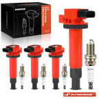 Ignition Coil and Iridium Spark Plug Kit for Toyota Prius Yaris Echo (2001-2005)