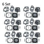 6X Carburetor Kit Repair for Kawasaki TG20 TG24 TG25 TG33 TD24 TD25 TD33 TD40