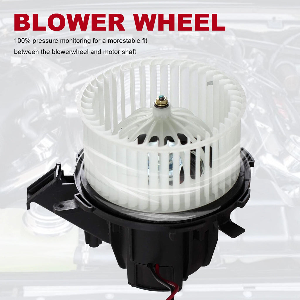 A/C Blower Heater Motor with Fan Cage for Audi A4 A5 Q5 S4 S5 (2008–2012)