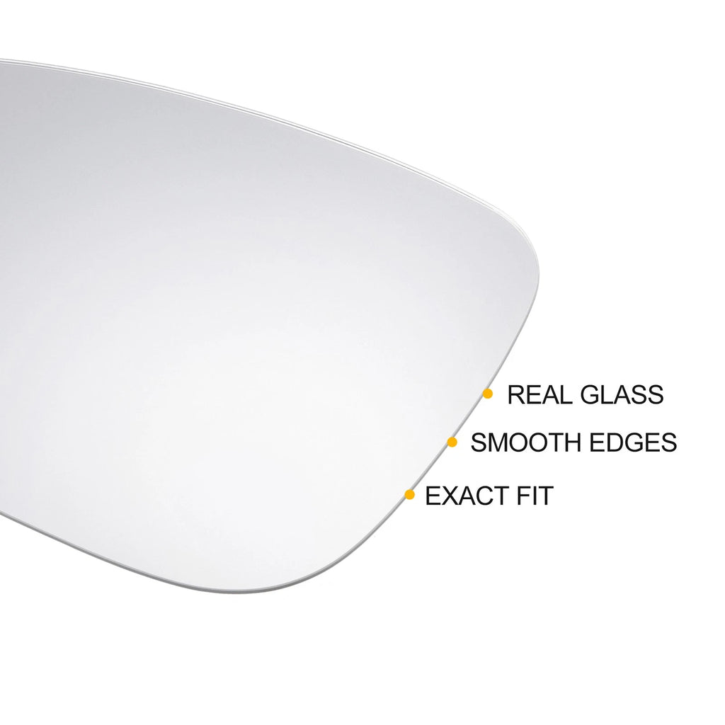 Heated Left Side Mirror Glass w/ Backing Plate for Mazda CX-5, CX-9 (2013–2021)