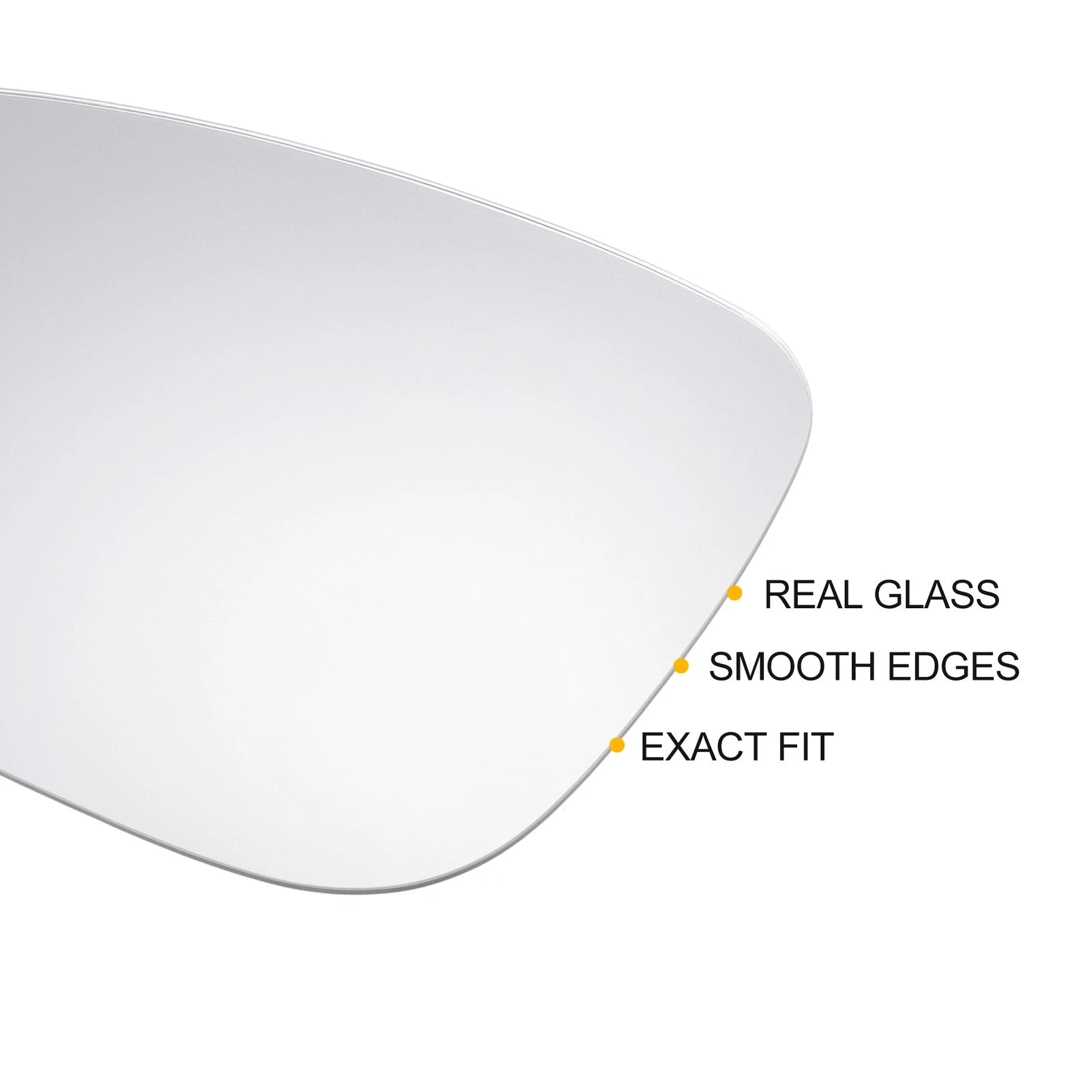 Heated Left Side Mirror Glass w/ Backing Plate for Mazda CX-5, CX-9 (2013–2021)