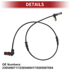 ABS Wheel Speed Sensor No. 2305400717 for Mercedes-Benz SL63 (2009–2012)