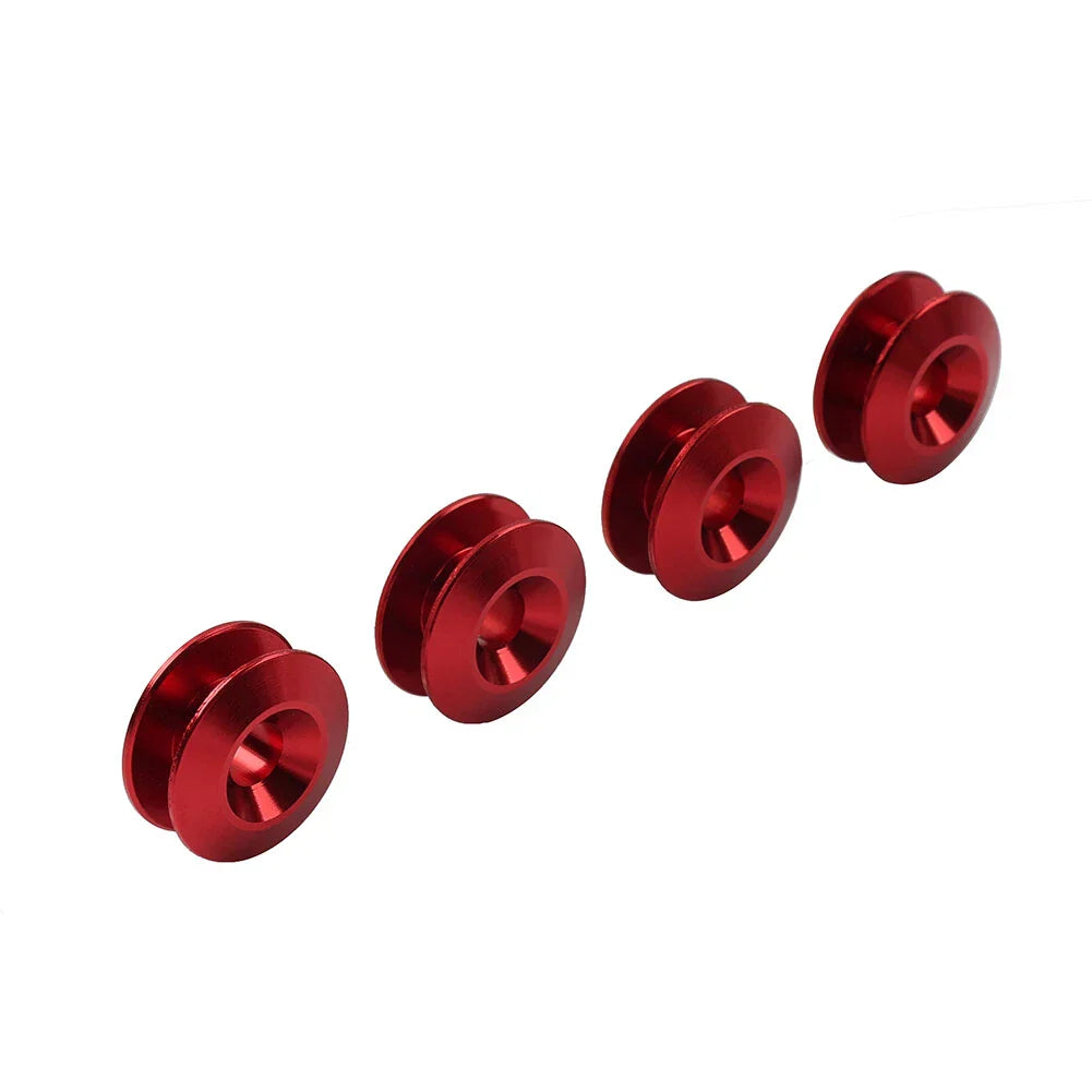 4PCS Red Quick Release Bumper Holder Clips for Trunk Hatch Lid