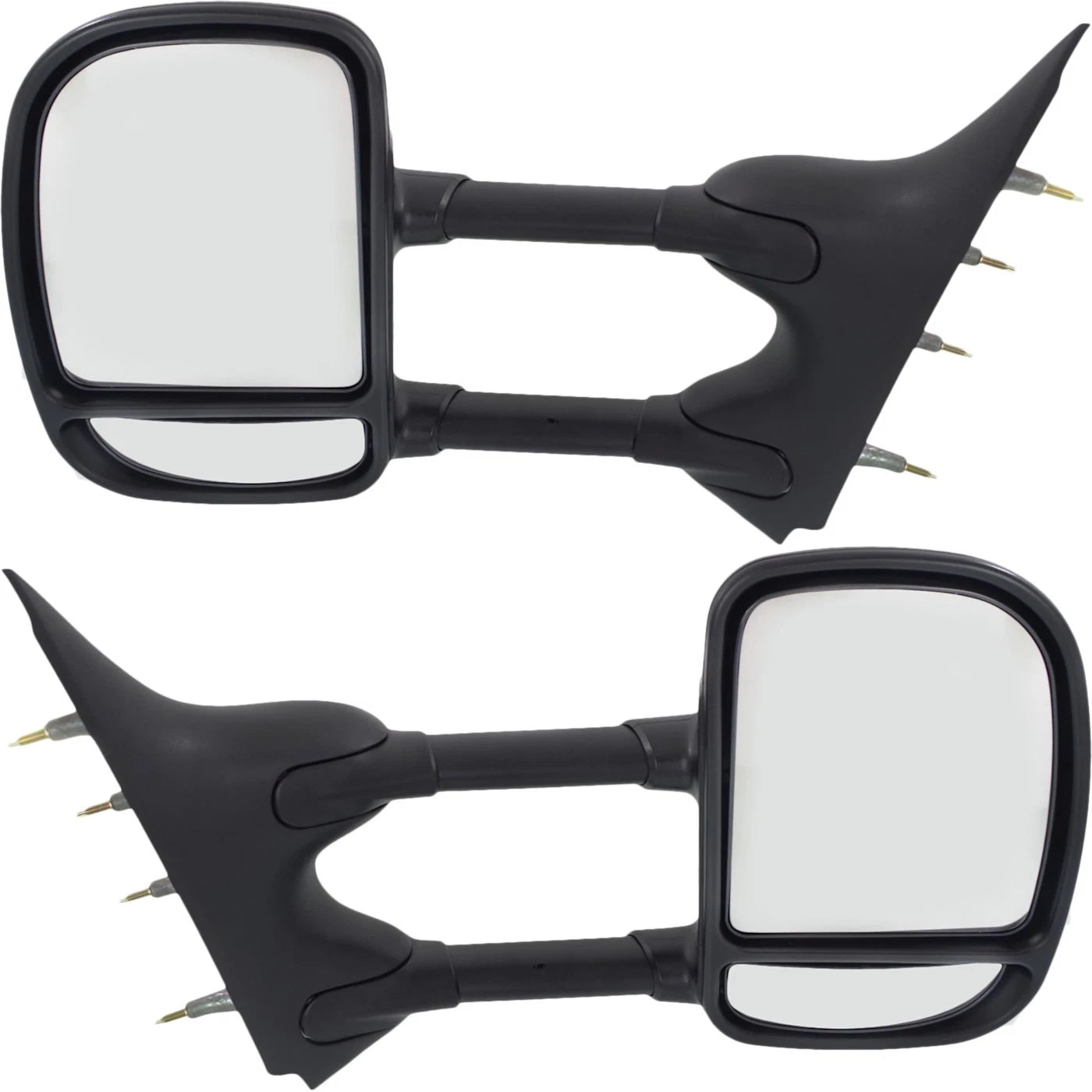 Set of 2 Manual Towing Mirrors for Ford E150 E250 Van