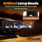 6 Inch LED Light Bar for Off-Road SUV Truck