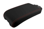 Leather Console Lid Armrest Cover for Lexus ES350 (2007–2009) Red Stitch