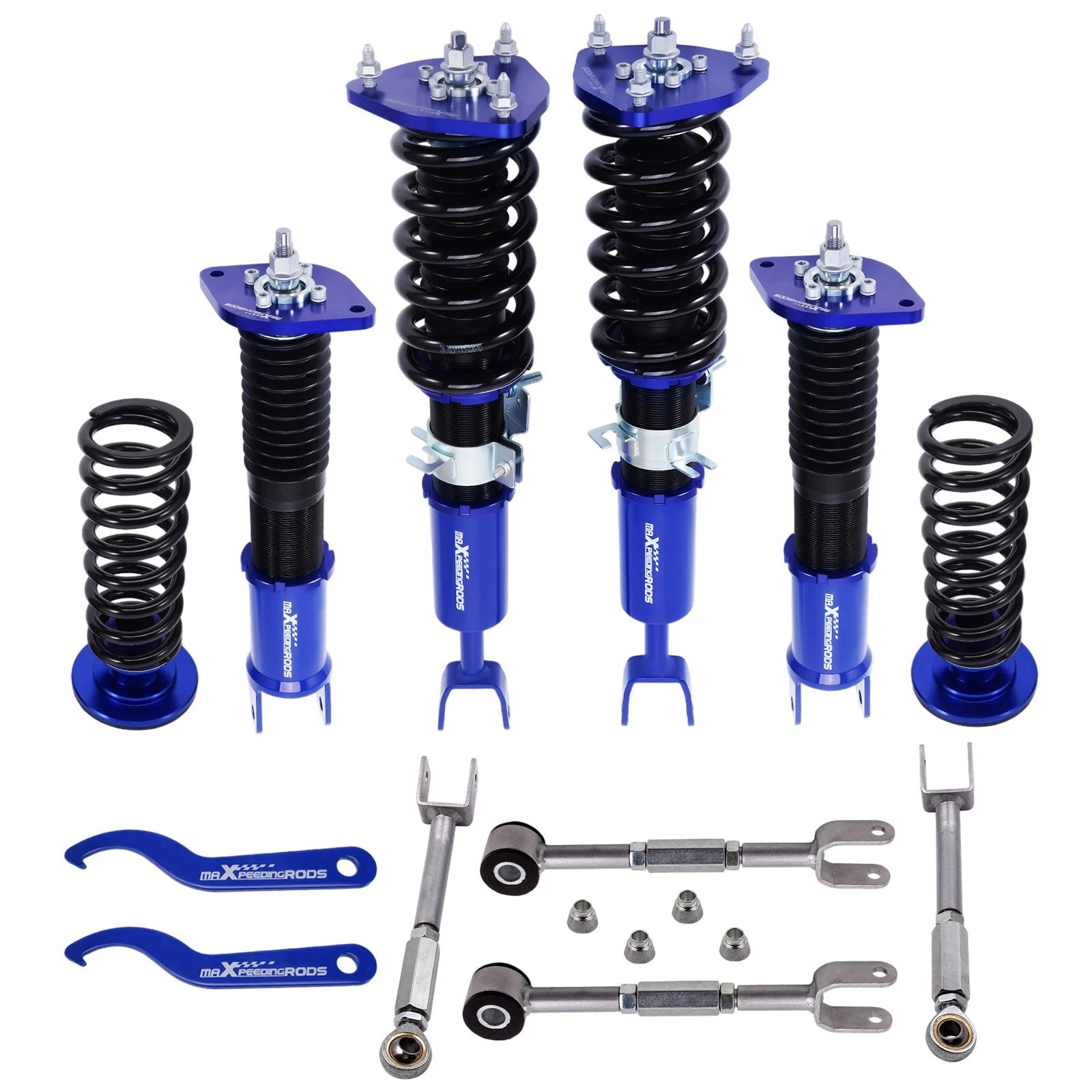 Coilovers + Rear Camber Traction Arms for Nissan 350Z Coupe (2003–2008)