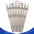 Set of 8 Glow Plugs for Silverado Sierra Duramax 6.6L (LMM LML LBZ)