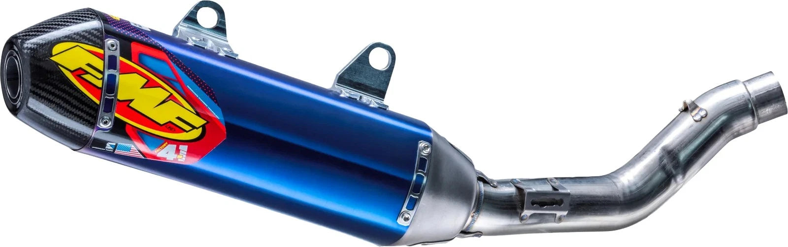 FMF Fact 4.1 RCT Titanium Slip-On Muffler for Kawasaki KX450F (2024)