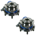 Set of 2 Front Wheel Bearing and Hub Kit for Chevy S10 GMC Jimmy (1994–2004)