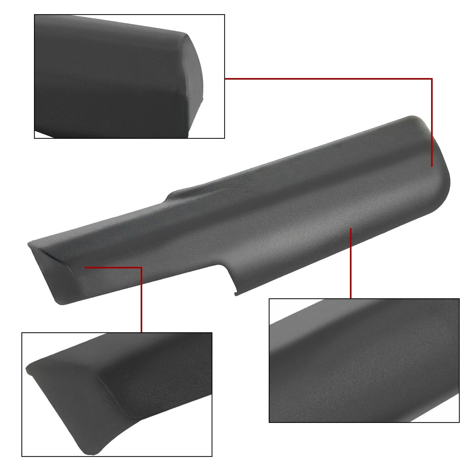 Set of 2 Trailer Tow Mirror Arm Covers for Dodge RAM 1500 2500 3500 (2002–2023)