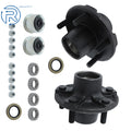 Set of 2 Trailer Hub Kits for 2000 lbs Axle (5 on 4.5")