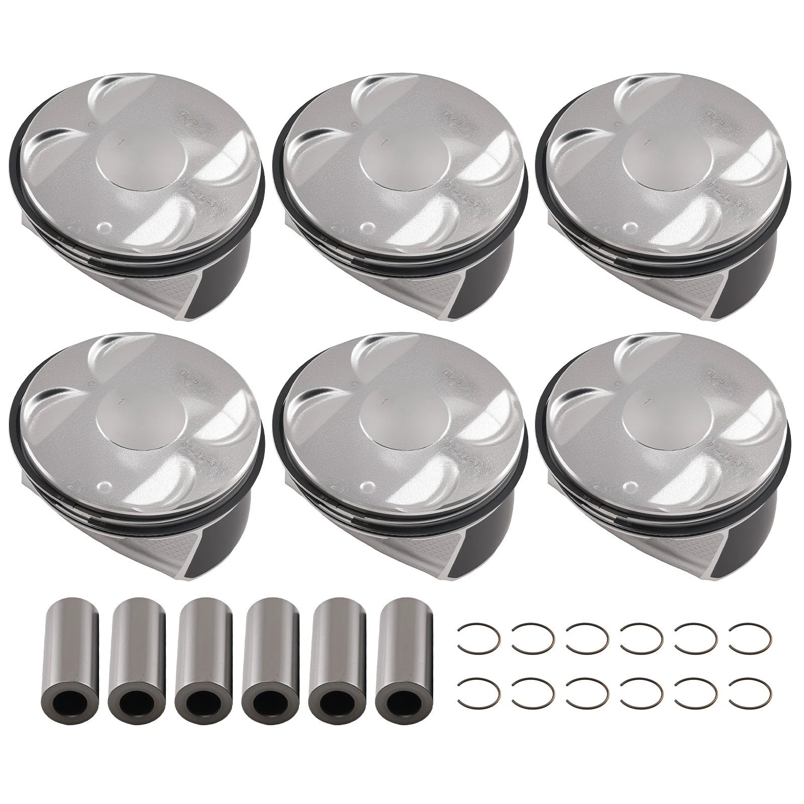 Pistons with Rings for Chrysler 200 300 Dodge 1500 Jeep Ram (2011-2016)