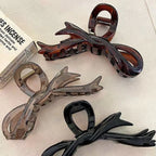 Claw Clip for Hair Styling (13cm, Brown)
