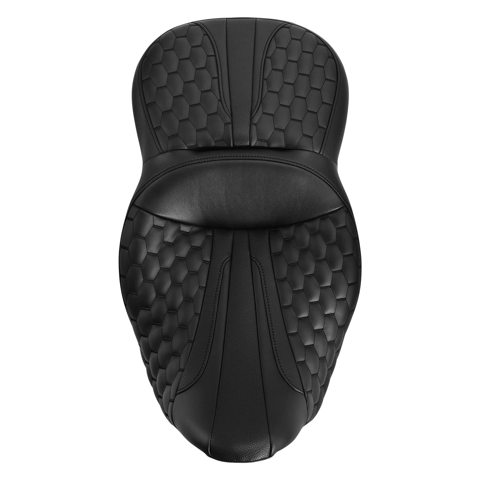 Driver Passenger Seat for Harley Electra Road Glide Tri Glide (2009–2023) Black
