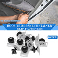 10X Door Panel Trim Clips for Audi A4 (2003–2009) - Base Bracket Retainer