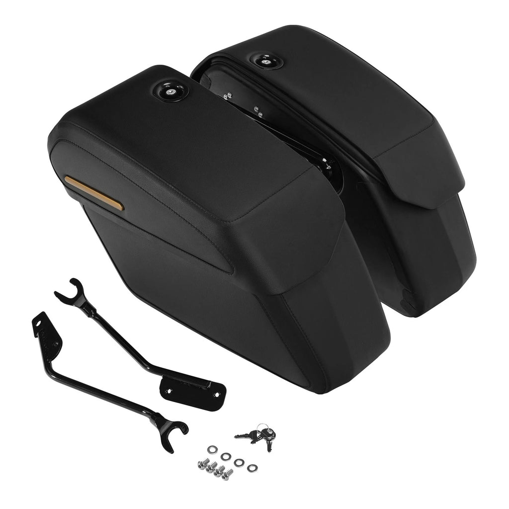 Detachable Saddlebags for Harley Fat Boy FLFB FLFBS Breakout FXBRS (2018–2025)