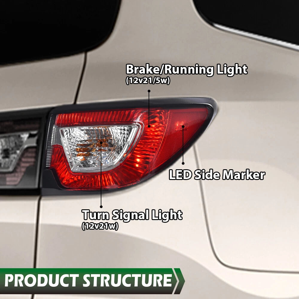 Pair Tail Lights for Chevy Traverse (2013–2017)