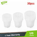30 Pack Clear Plastic Nursery Pots for Succulents Herbs Flowers