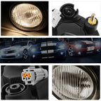 Direct Replacement Headlight for Mazda 626 (1998–1999) Smoked Lens