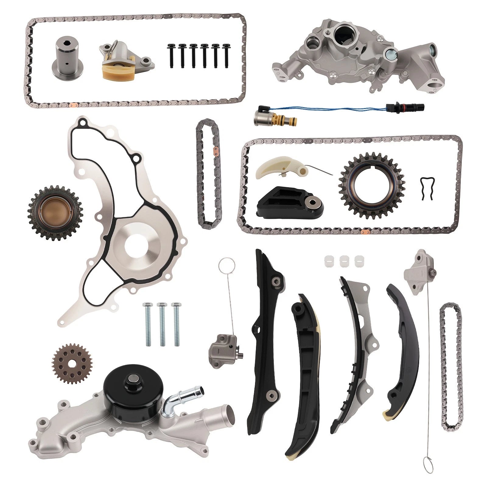 Timing Chain Kit w/ Oil Water Pump for Dodge Charger Challenger Jeep 3.6L (2011–2015)