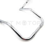 14" Chrome Handlebars for Harley Touring Batwing Fairing (1986–2017)