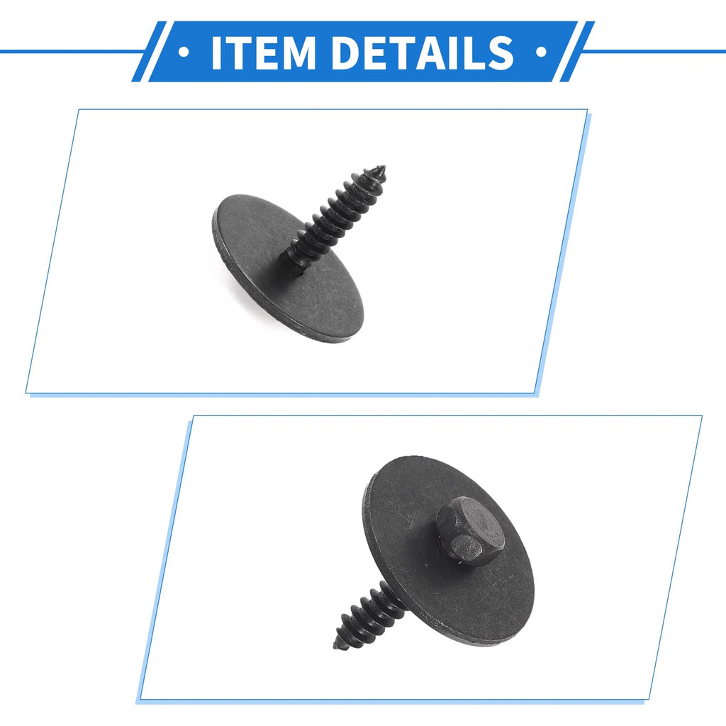 50 Pcs Fender Liner Splash Shield Bumper Cover Screw for Mercedes-Benz A220 (2019–2023)