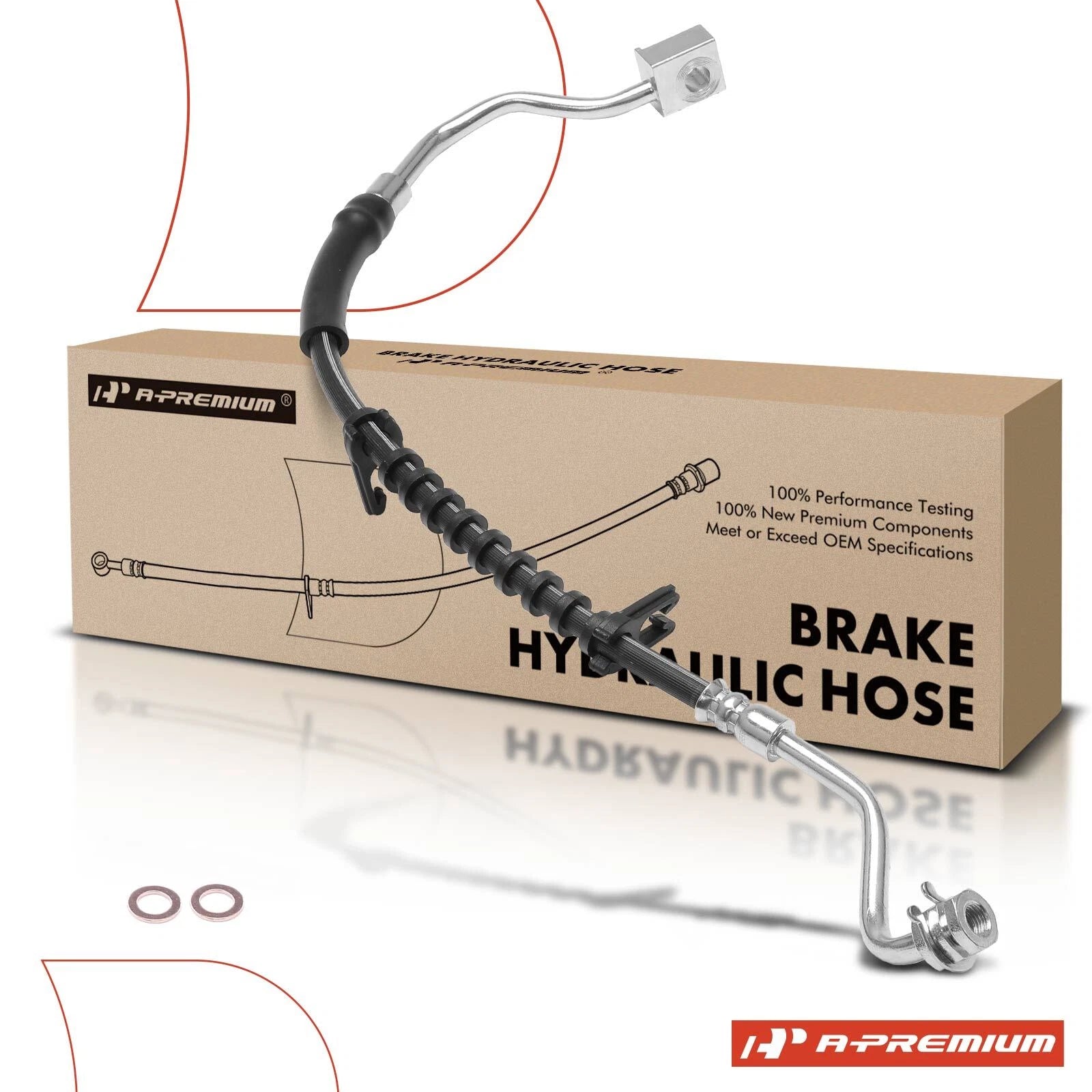 Front Right Brake Hydraulic Hose for Ford Ranger Mazda B2300 (1995–1997)