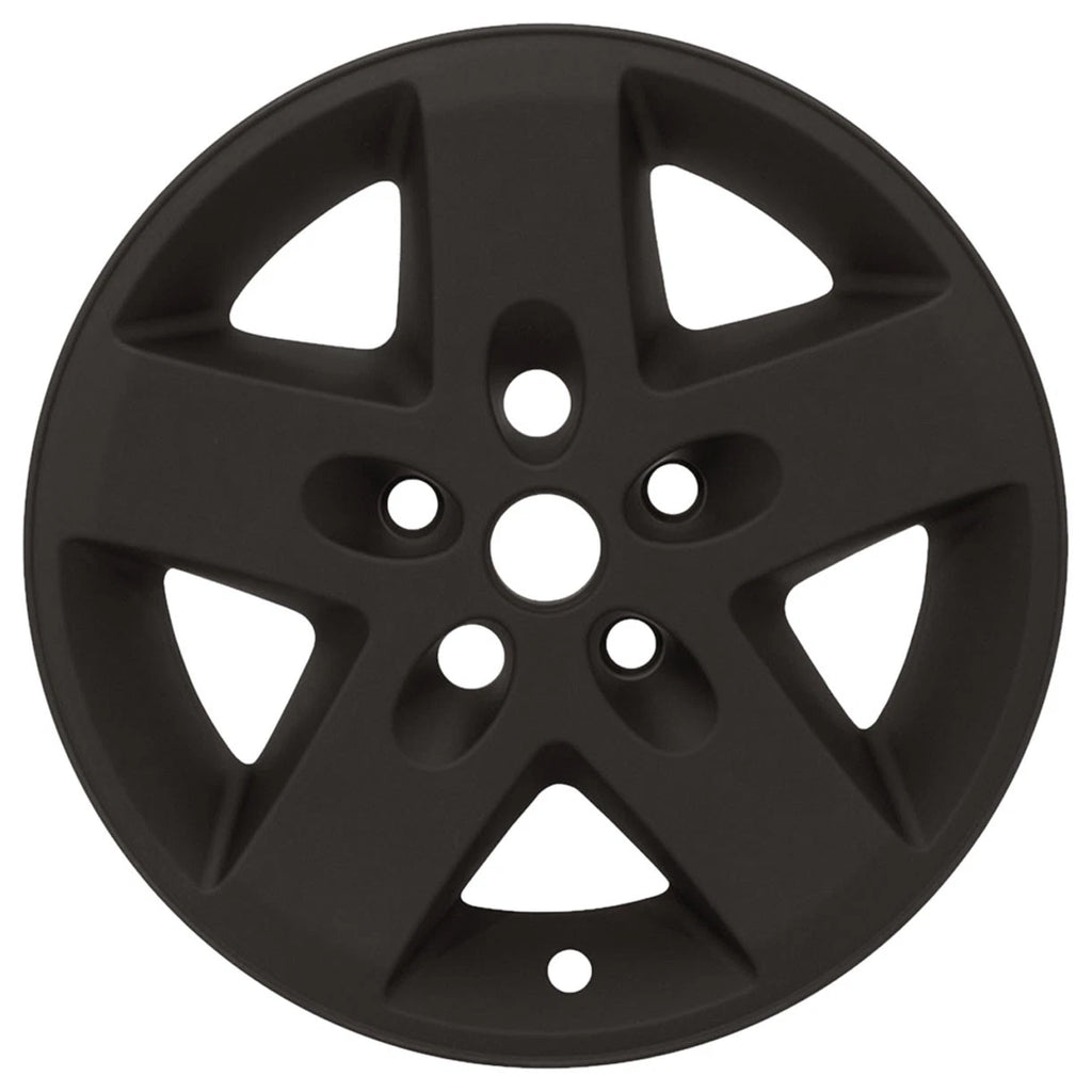 17 Inch Matte Black Wheel Skins for Jeep Wrangler JK (2007–2017)