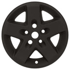 17 Inch Matte Black Wheel Skins for Jeep Wrangler JK (2007–2017)