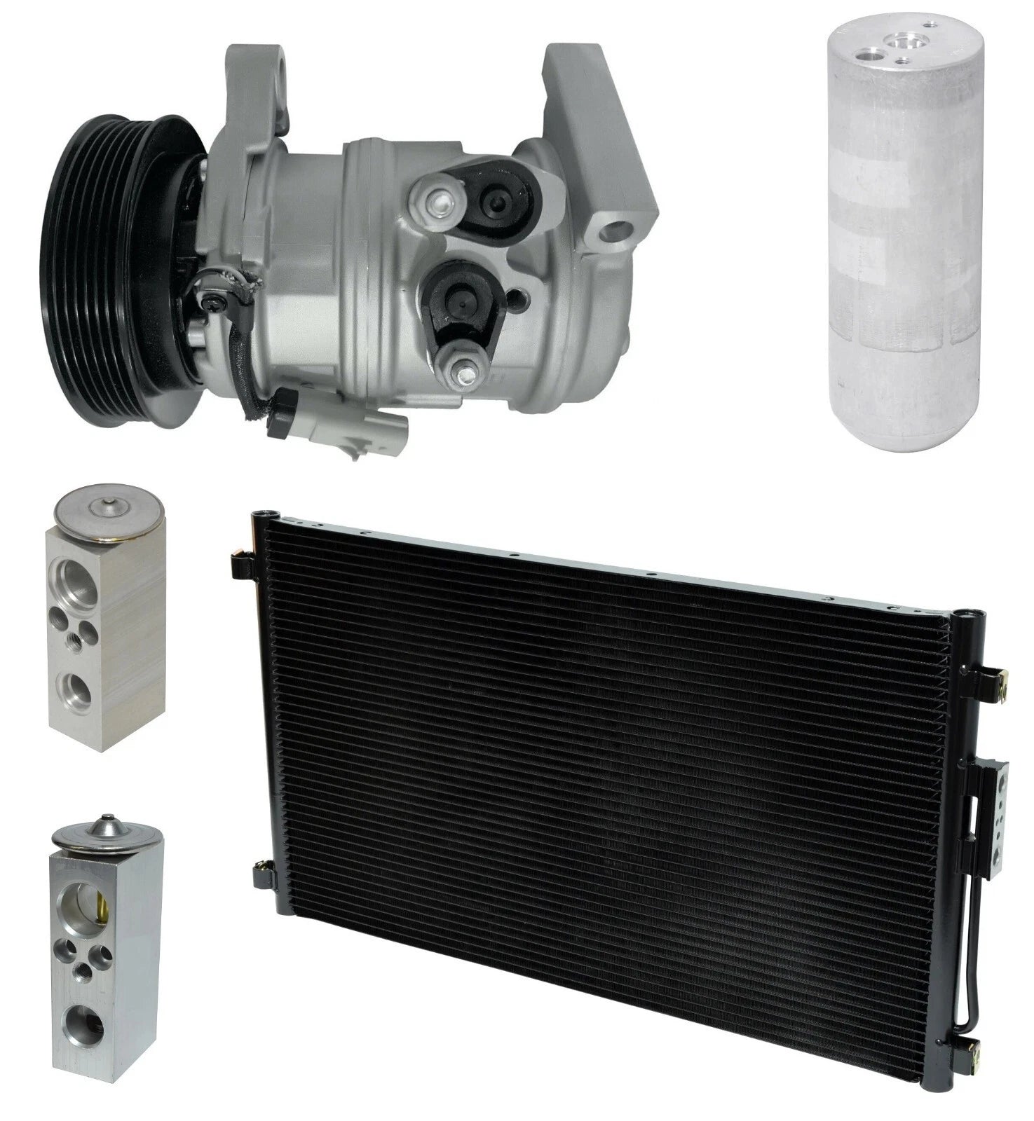 AC Compressor Kit With Condenser for Chrysler Voyager 3.3L (2003–2003)