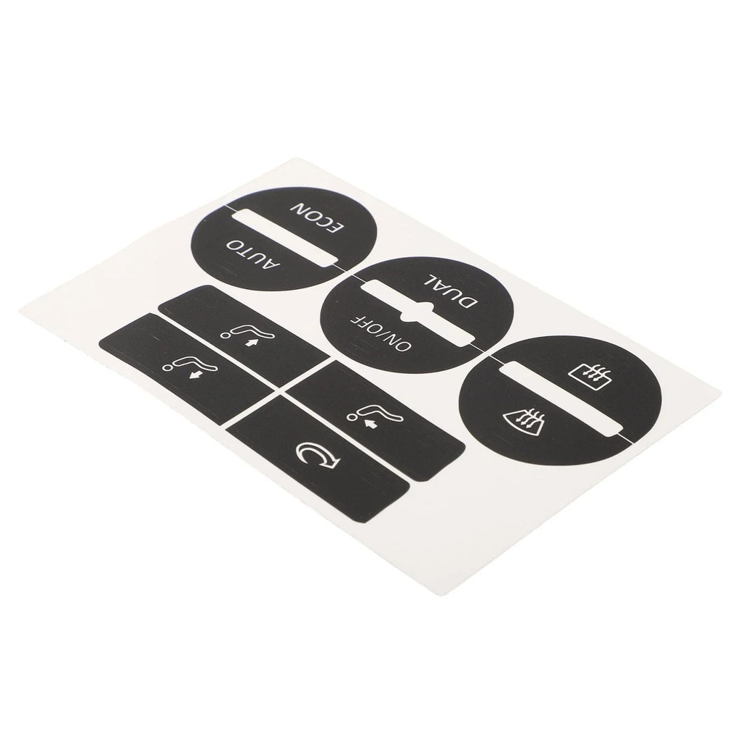 AC Button Worn Repair Decals Stickers for Volkswagen Passat (2005–2010)