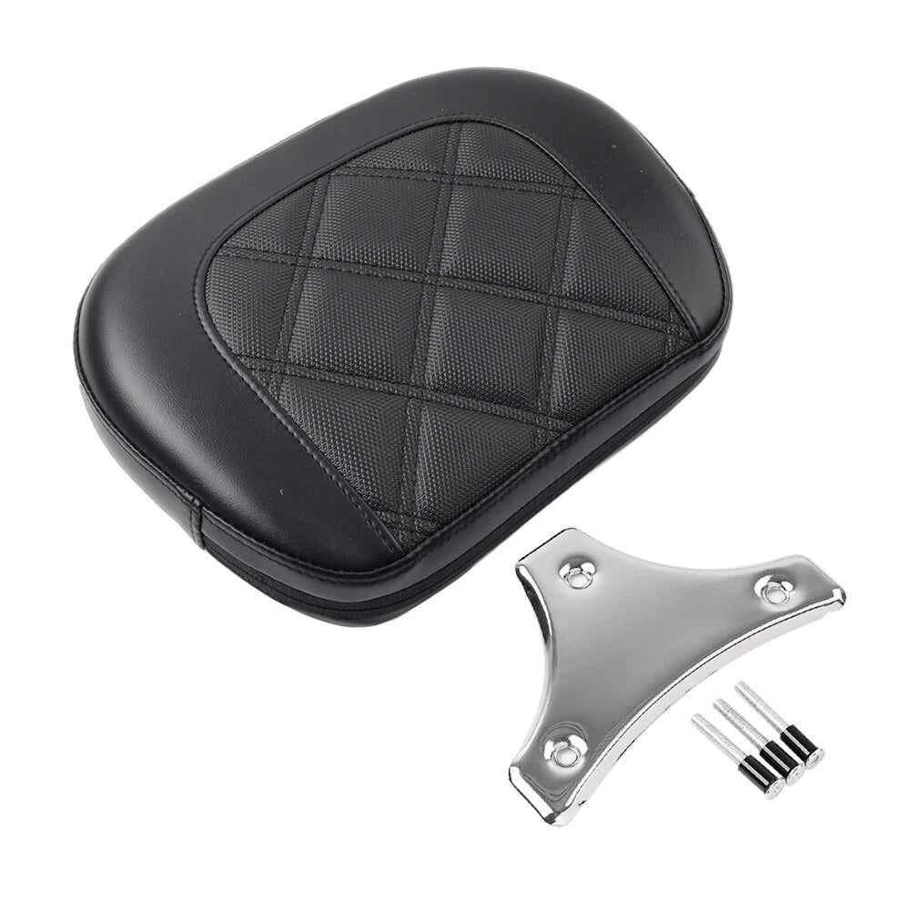 Sissy Bar Backrest Pad Kit for Harley Road King FLHR, FLTR