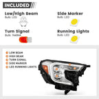 LED Headlight with DRL for GMC Terrain Denali (2022–2024) - Right Passenger