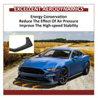 Front Bumper Lip Splitter for Ford Mustang GT (2018–2023) Matte Black