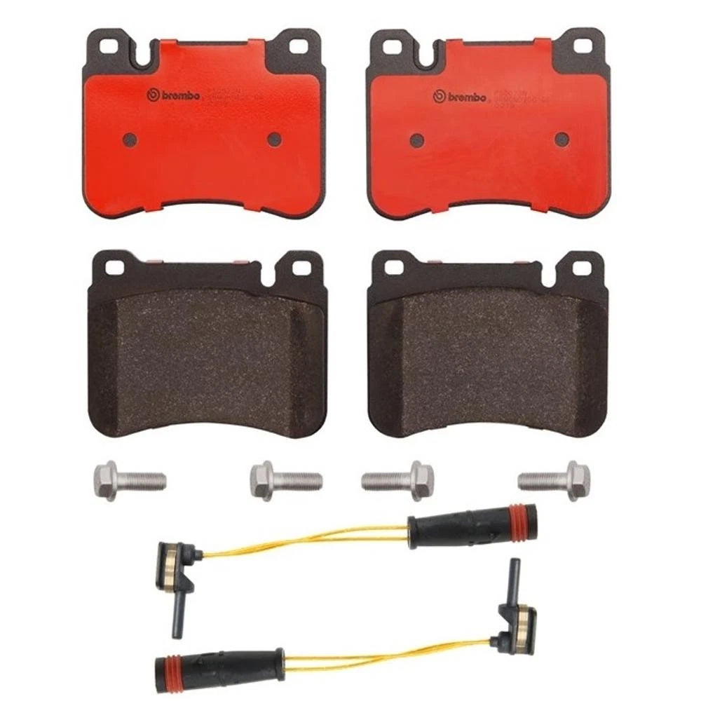 Front Brake Pad Set Ceramic with Sensors for Mercedes SLK350 (2005–2011)