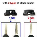 Remote Key Fob Shell Case for Mitsubishi Lancer, Outlander, Galant, Eclipse (2002-2023)