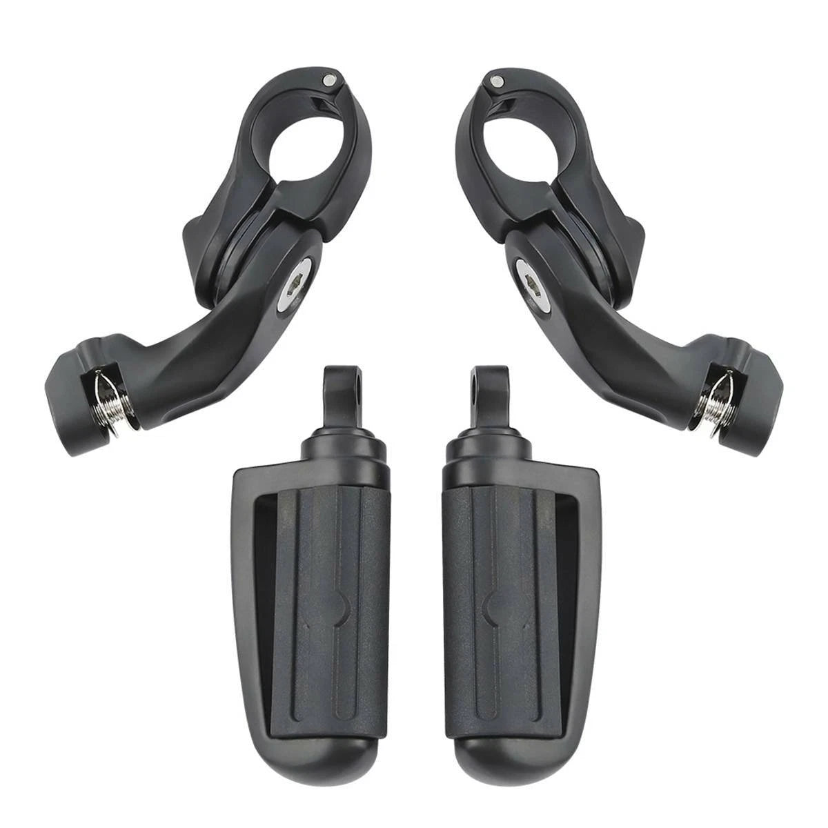 1 1/4'' Short Angled Highway Bar Pegs for Harley Touring (Universal)