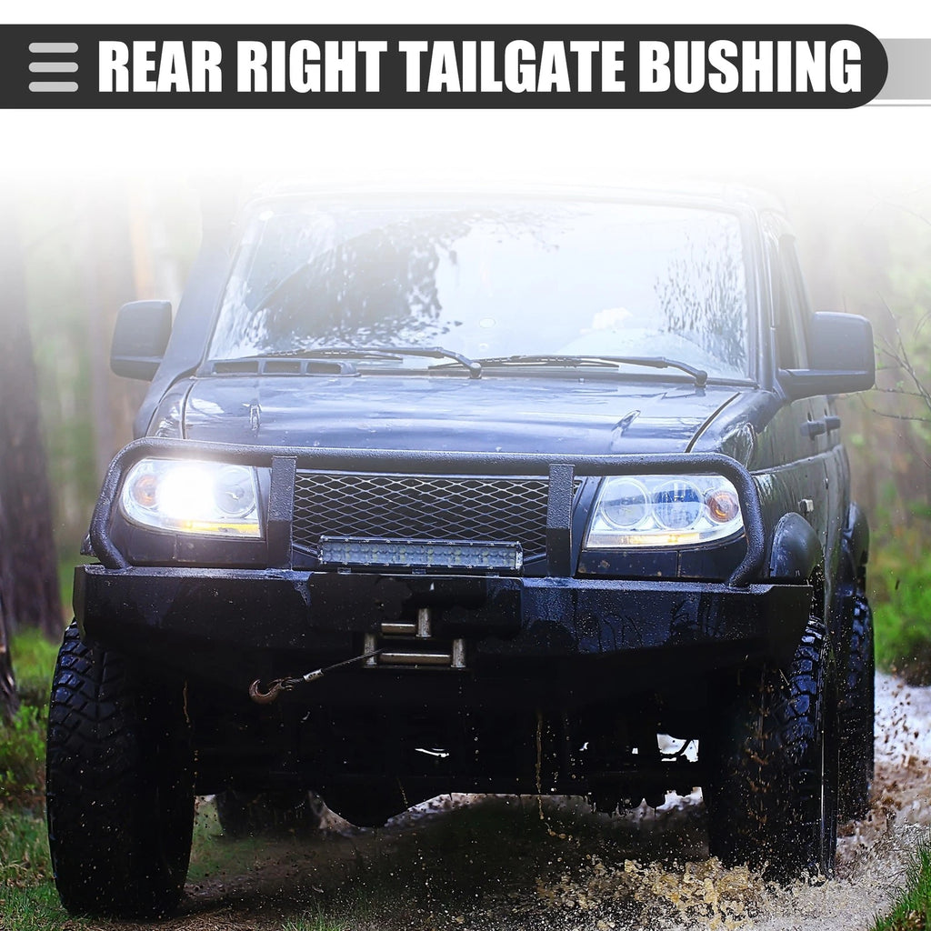 Rear Tailgate Bushing for Chevy Silverado (2014–2023) 22966936 84331136 Black