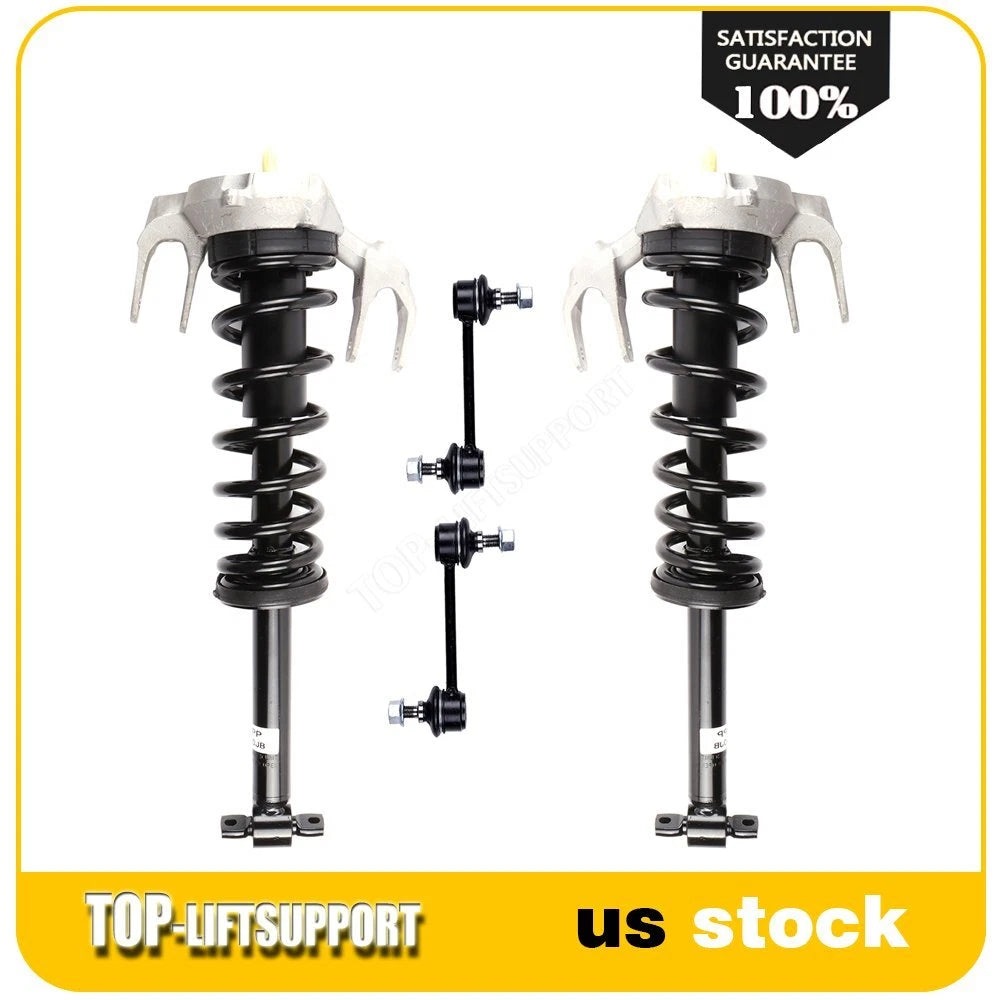 Set of 4 Quick Strut Assemblies & Sway Bar Links for Cadillac CTS (2003–2007)