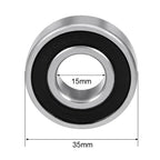 6202-2RS Deep Groove Ball Bearing for Various Applications (15x35x11mm)