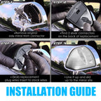 Smoked Amber LED Side Mirror Lights for Dodge Ram 1500 2500 3500