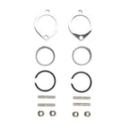 Exhaust Flange Install Kit  Flanges Gaskets Nuts Washers for Harley Big Twin