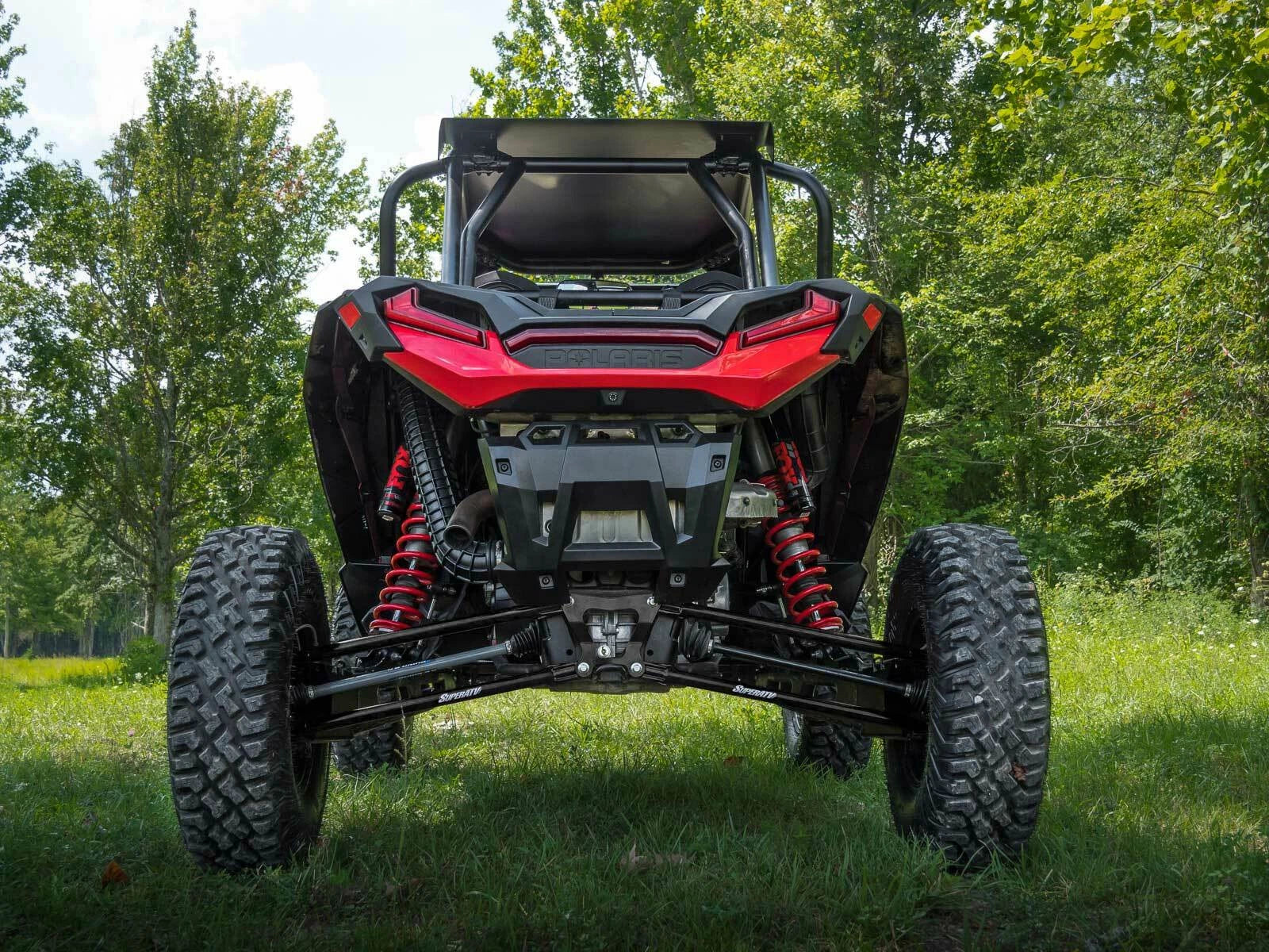 SuperATV Heavy Duty Rear Radius Arms for Polaris RZR XP Turbo S (2018–2023)