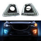 2X Front DRL LED Daytime Running Lights for Mazda CX-5 (2012–2014)