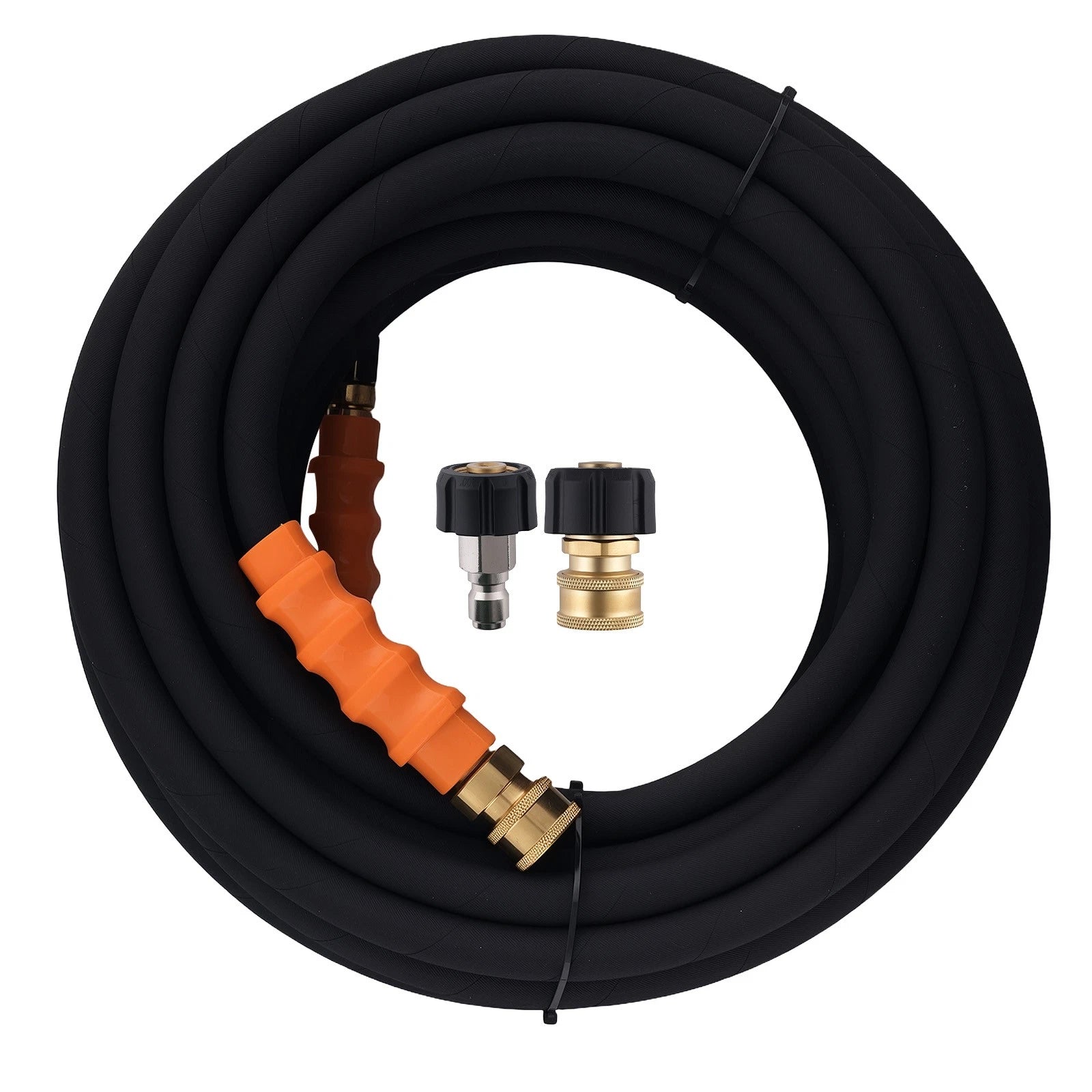 3/8" Pressure Washer Hose for Various Models (70FT, 4800PSI, Rubber)