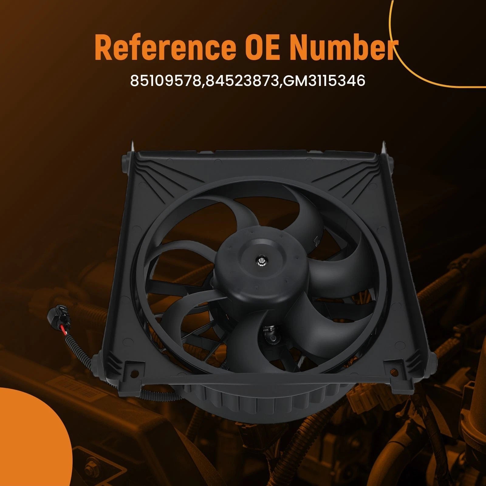Electric Radiator Cooling Fan for Tesla Model S (2012-2021)