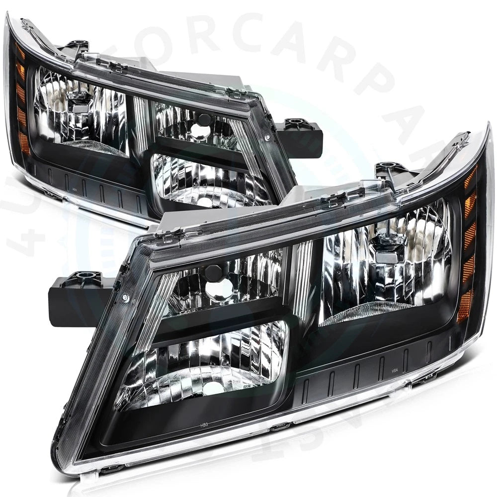 Headlight Assembly Set for Dodge Journey (2018–2020) Black