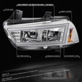 Full LED DRL/Turn Signal Headlights for Dodge Charger (2011–2014) Chrome